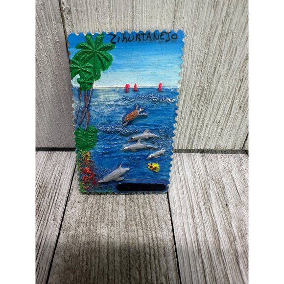Vintage Zihurtanejo Refrigerator Fridge Magnet Souvenir Home Kitchen Decor - Picture 1 of 6